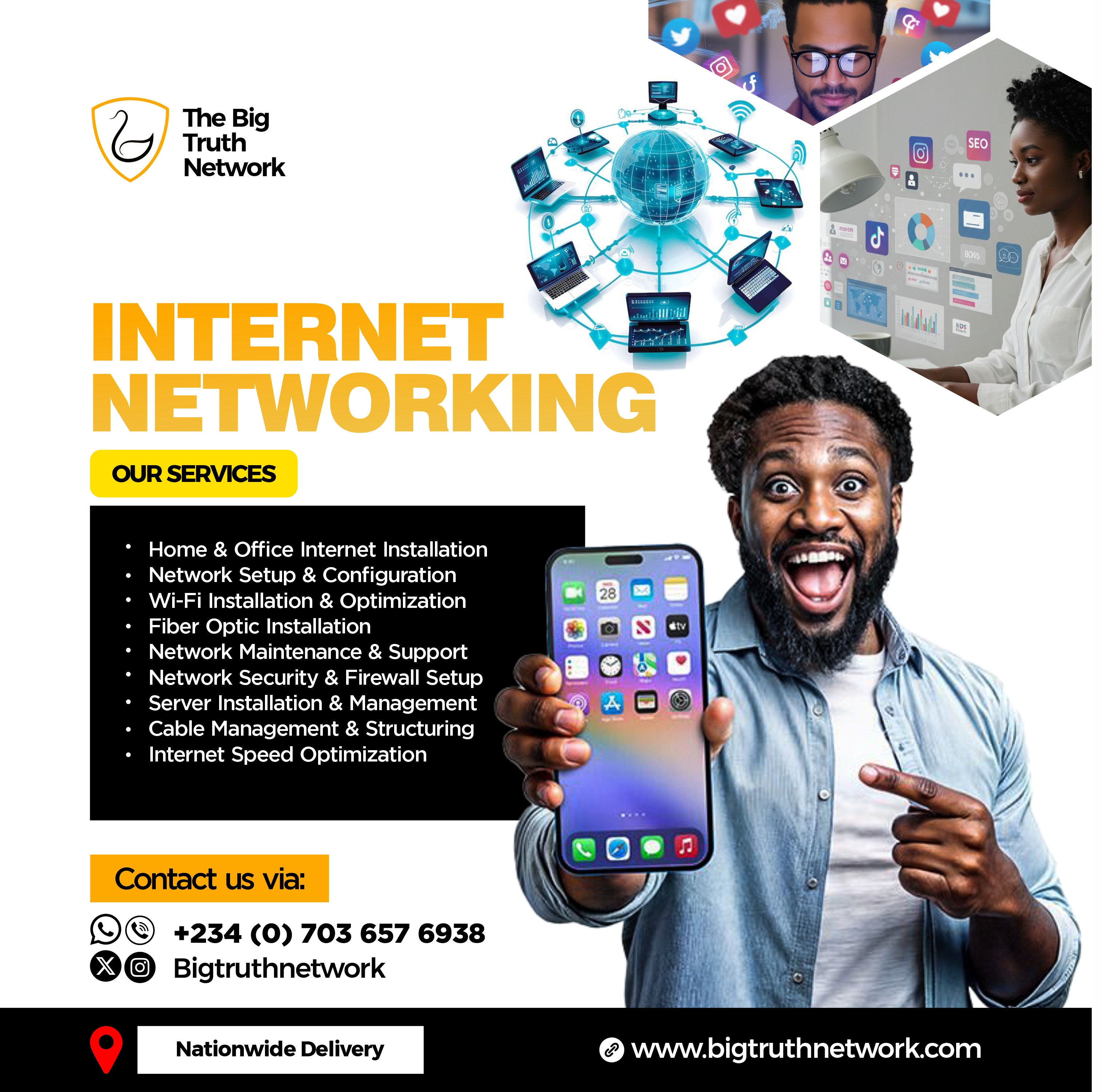 INTERNET NETWORKING - Project snapshot