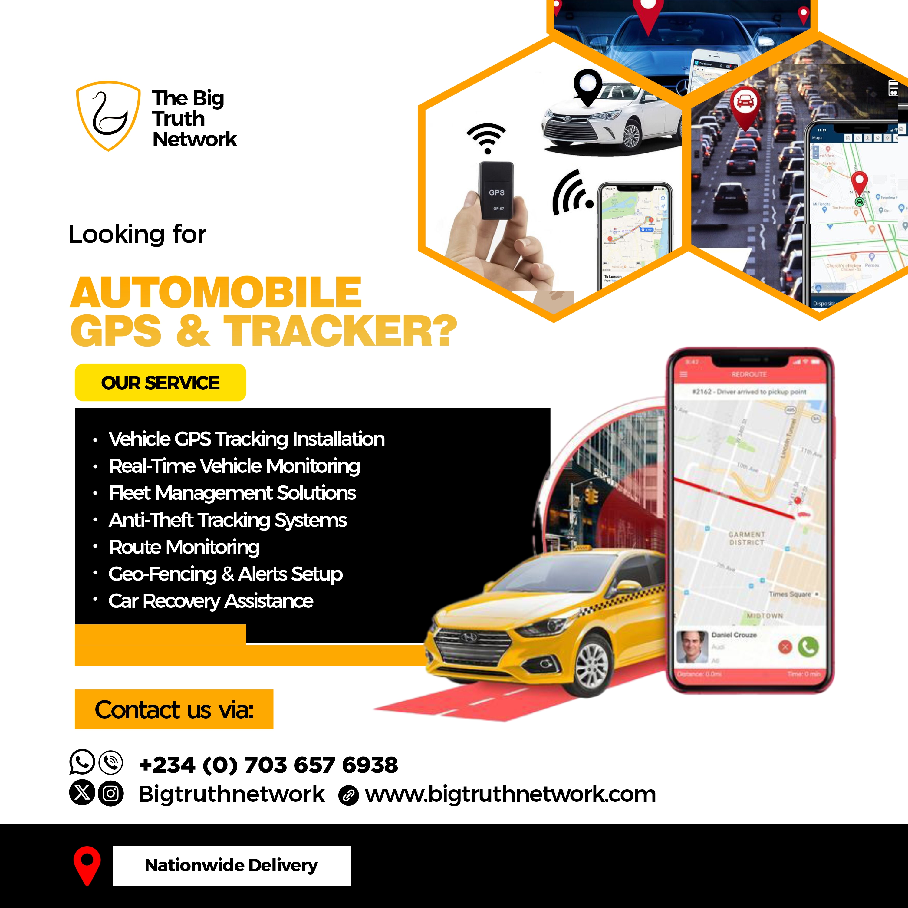 AUTOMOBILE GPS & TRACKERS - Project snapshot