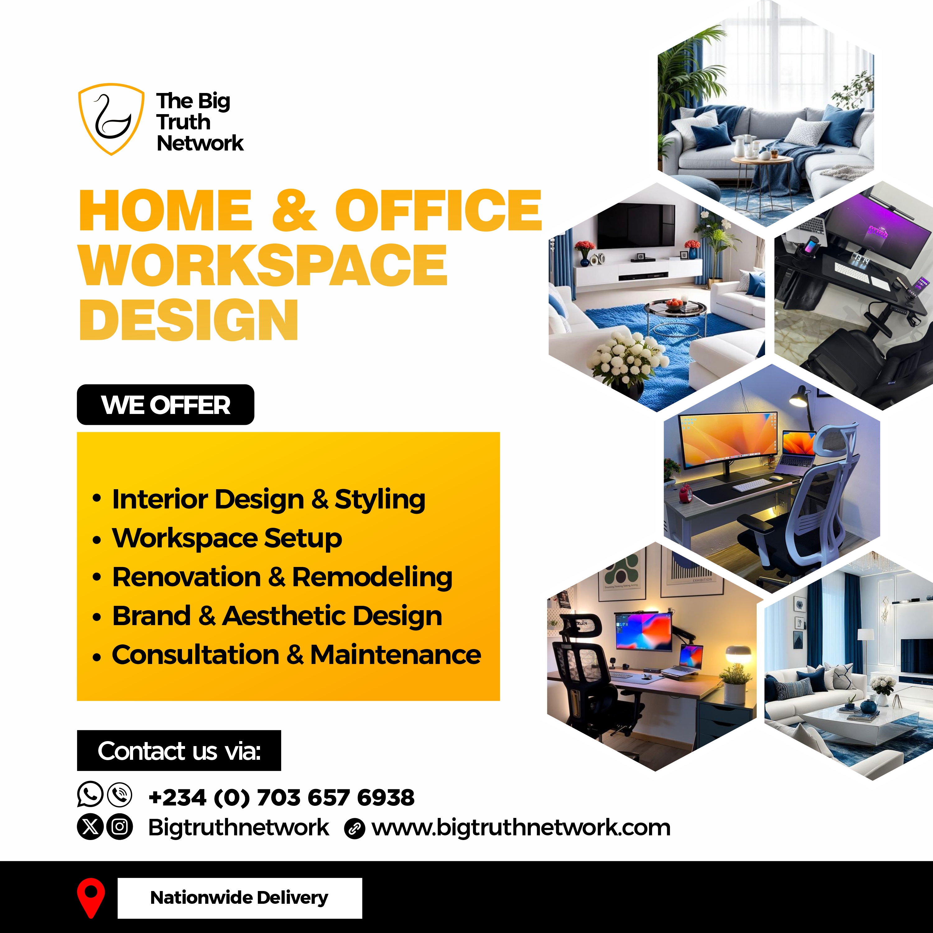 HOME & OFFICE WORKSPACE DESIGN - Project snapshot